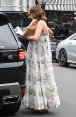 JESINTA FRANKLIN Leaves a Bakery in Rose Bay 12/03/2020