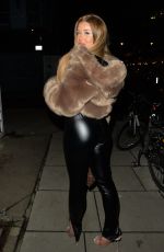 JESS GALE Night Out in London 12/10/2020