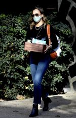 JESSICA ALBA Arrives at Her Honest Company in Los Angeles 12/15/2020