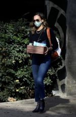 JESSICA ALBA Arrives at Her Honest Company in Los Angeles 12/15/2020