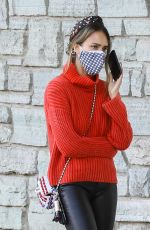 JESSICA ALBE Out for Christmas Shopping at Target in Hollywood 12/04/2020