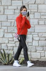 JESSICA ALBE Out for Christmas Shopping at Target in Hollywood 12/04/2020