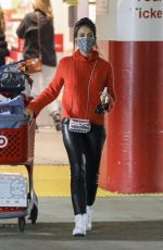 JESSICA ALBE Out for Christmas Shopping at Target in Hollywood 12/04/2020
