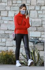 JESSICA ALBE Out for Christmas Shopping at Target in Hollywood 12/04/2020