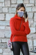 JESSICA ALBE Out for Christmas Shopping at Target in Hollywood 12/04/2020