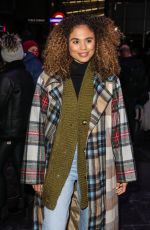 JESSICA PLUMMER at A Christmas Carol Opening Night at Dominion Theatre in London 12/14/2020