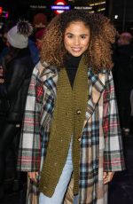 JESSICA PLUMMER at A Christmas Carol Opening Night at Dominion Theatre in London 12/14/2020