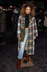JESSICA PLUMMER at A Christmas Carol Opening Night at Dominion Theatre in London 12/14/2020