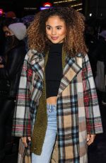 JESSICA PLUMMER at A Christmas Carol Opening Night at Dominion Theatre in London 12/14/2020