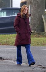 JOANNE FROGGATT on the Set of Angela Black in London 12/08/2020