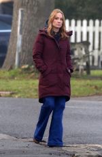 JOANNE FROGGATT on the Set of Angela Black in London 12/08/2020
