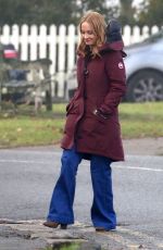 JOANNE FROGGATT on the Set of Angela Black in London 12/08/2020