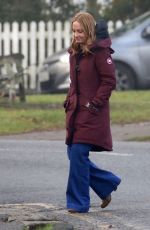 JOANNE FROGGATT on the Set of Angela Black in London 12/08/2020