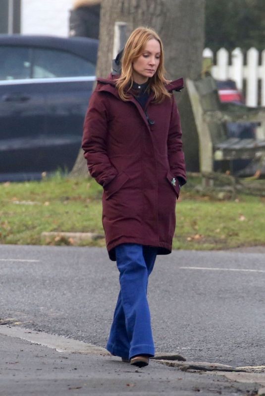 JOANNE FROGGATT on the Set of Angela Black in London 12/08/2020