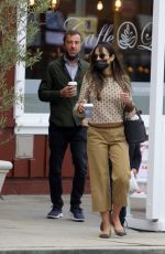 JORDANA BREWSTER and Andrew Form Out for Coffe in Brentwood 12/24/2020