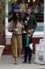JORDANA BREWSTER and Andrew Form Out for Coffe in Brentwood 12/24/2020