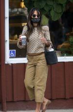 JORDANA BREWSTER and Andrew Form Out for Coffe in Brentwood 12/24/2020