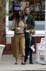 JORDANA BREWSTER and Andrew Form Out for Coffe in Brentwood 12/24/2020