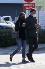 JORDANA BREWSTER and Andrew Form Out for Coffe in Los Angeles 12/08/2020