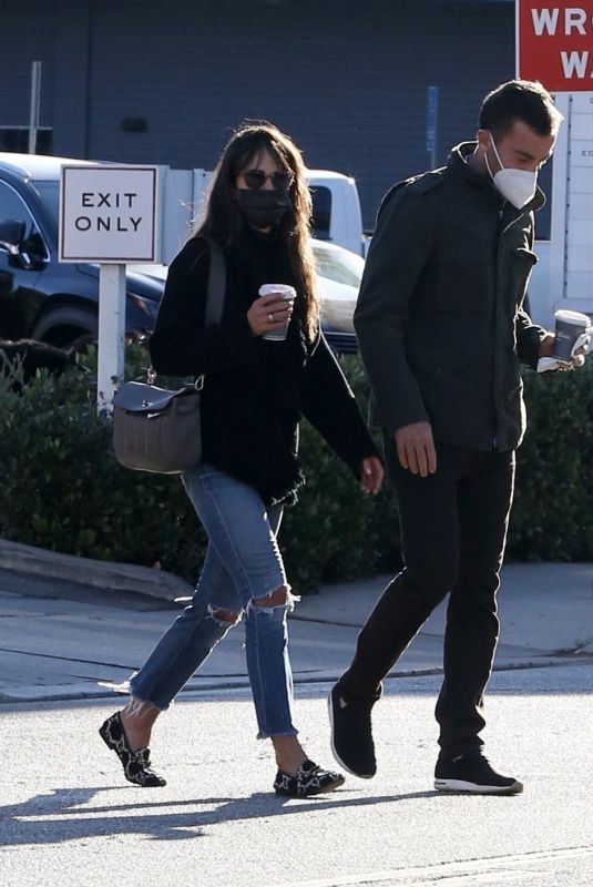 JORDANA BREWSTER and Andrew Form Out for Coffe in Los Angeles 12/08/2020