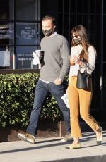 JORDANA BREWSTER and Andrew Form Out for Coffee in Brentwood 12/26/2020