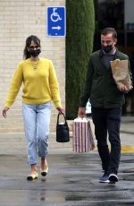 JORDANA BREWSTER and Andrew Form Out for Grocery Shopping in Brentwood 12/28/2020