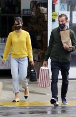 JORDANA BREWSTER and Andrew Form Out for Grocery Shopping in Brentwood 12/28/2020