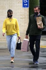 JORDANA BREWSTER and Andrew Form Out for Grocery Shopping in Brentwood 12/28/2020