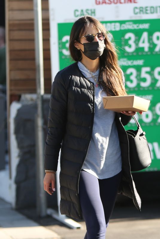 JORDANA BREWSTER at a Gas Station in Brentwood 12/05/2020