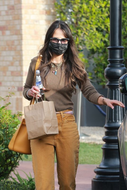 JORDANA BREWSTER at a Gas Station in Pacific Palisades 12/11/2020