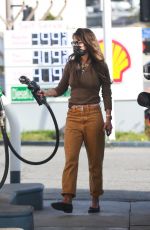 JORDANA BREWSTER at a Gas Station in Pacific Palisades 12/11/2020