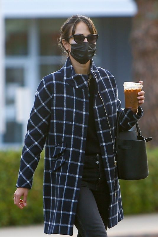 JORDANA BREWSTER Out for Coffee at Brentwood Country Mart 12/17/2020