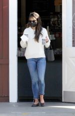 JORDANA BREWSTER Out for Morning Coffee in Brentwood 12/11/2020
