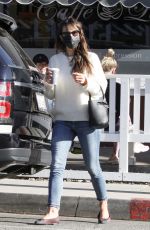 JORDANA BREWSTER Out for Morning Coffee in Brentwood 12/11/2020