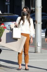 JORDANA BREWSTER Out Shopping on Rodeo Drive in Beverly Hills 12/19/2020