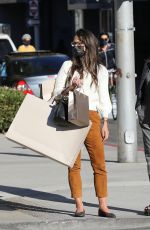 JORDANA BREWSTER Out Shopping on Rodeo Drive in Beverly Hills 12/19/2020