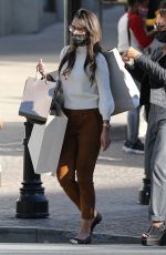 JORDANA BREWSTER Out Shopping on Rodeo Drive in Beverly Hills 12/19/2020