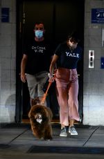 JORDANA BREWSTER Picking Up Her Dog from Vet in Santa Monica 12/08/2020