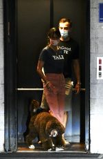 JORDANA BREWSTER Picking Up Her Dog from Vet in Santa Monica 12/08/2020