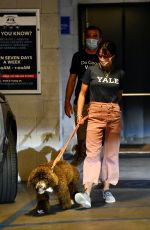 JORDANA BREWSTER Picking Up Her Dog from Vet in Santa Monica 12/08/2020