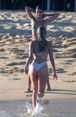 JOSIE CANSECO and Friends in Bikinis at a Beach in Cabo San Lucas 12/13/2020