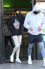 KAIA GERBER and Jacob Elordi at Earthbar in West Hollywood 12/02/2020