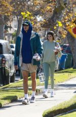 KAIA GERBER and Jacob Elordi Leaves Dogpound Gym in West Hollywood 12/02/2020