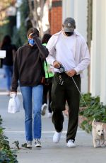 KAIA GERBER and Jacob Elordi Out in West Hollywood 12/04/2020