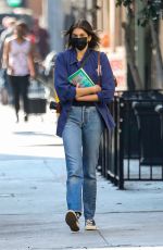 KAIA GERBER in DEnim Leaves The Last Bookstore in Los Angeles 12/10/2020