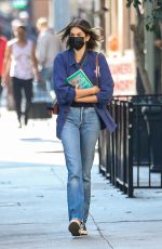 KAIA GERBER in DEnim Leaves The Last Bookstore in Los Angeles 12/10/2020