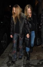 KATE and LILA GRACE MOSS Night Out in Mayfair 12/04/2020