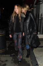 KATE and LILA GRACE MOSS Night Out in Mayfair 12/04/2020