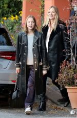 KATE and LILA GRACE MOSS Out and About in Rome 12/13/2020