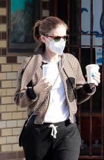 KATE MARA at Blue Bottle Cafe in Los Feliz 12/26/2020